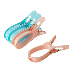 茶花塑料夹子晒被子衣夹晾晒夹家用大号固定多功能的防风夹被夹大