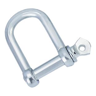 国标D型日式卸扣镀锌D形起重吊环吊钩船用U型锁扣U形卡扣吊耳吊具