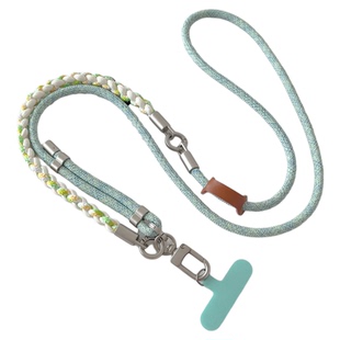 山系迷彩色可调节手机挂绳超好看原创背带手工编织手腕防丢绳斜挎挂脖式三合一绳子加粗结实防盗挂件链高级壳