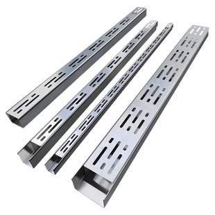 排水沟阳台地沟地漏沟槽迷你排水槽304不锈钢地沟u形槽花园厨房盖