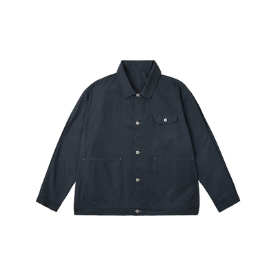 暗格多口袋酵洗工装夹克