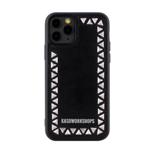 潮牌KASO铆钉皮革限量版防摔适用苹果iPhoneXsMax手机壳12款11Pro