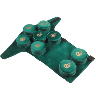 无烟腿部八联纯铜艾灸盒随身灸家庭式温灸器关节不适膝部熏艾盒