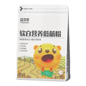 益贝熊宝宝低筋面粉蛋糕婴幼儿蒸糕松饼辅食食谱模具烘焙预拌粉