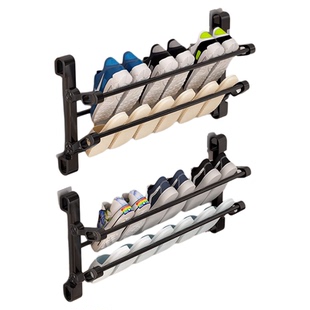 鞋架家用门口小窄多层新款2025爆款门后收纳神器壁挂式小型鞋架子