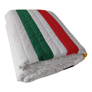 彩条纹~出口原单外贸纯棉儿童单人床盖全棉厚款床单150x220单件