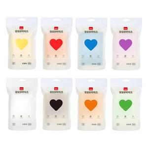 罗弗超轻粘土24色橡皮泥儿童益智手工彩泥黏土100g材料大包黑白色