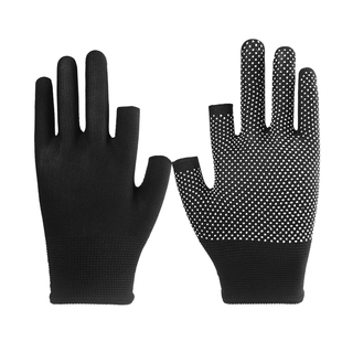 钓鱼手套防滑不沾饵薄款夏季专用露二指三指路亚防晒开车骑行男女