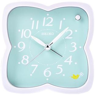 SEIKO日本精工幸运四叶草布谷鸟叫儿童学生用卡通创意可爱小闹钟