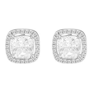 【情人节礼物】APM Monaco锆石简约银耳钉耳饰女款生日礼物送女友