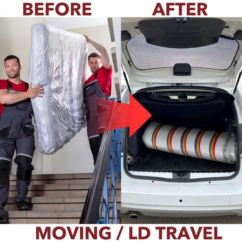 跨境弹簧乳胶卷包床垫搬家压缩床垫收纳袋整理袋压缩收纳袋袋真空