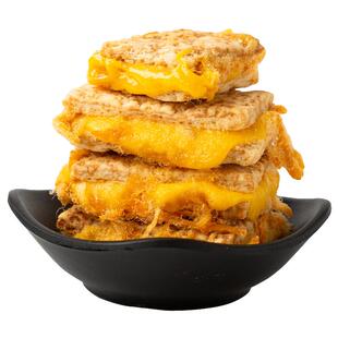 张大酥肉松咸蛋黄方块酥198g盒装网红牛轧夹心饼干休闲小零食品