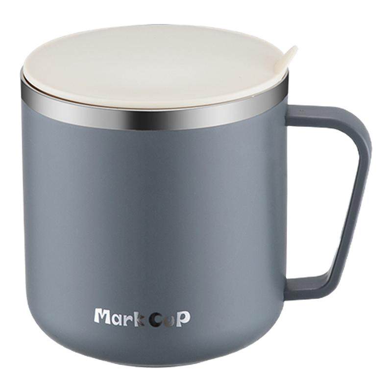 不锈钢马克杯男女防摔刻度杯新款