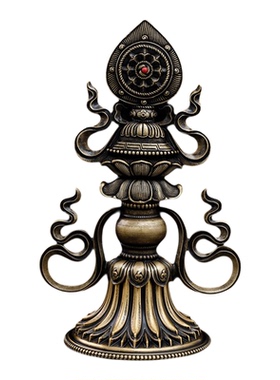 密宗摆件纯铜七珍宝藏传用品家用