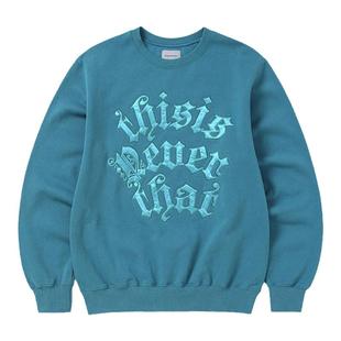 thisisneverthat® Fortuna Applique Crewneck 哥特字母圆领卫衣