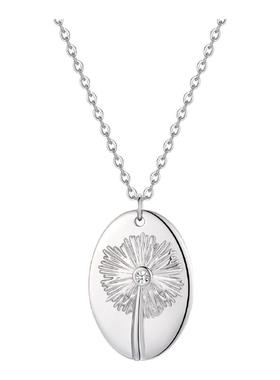 遇·图YUTU蒲公英简约轻奢项链2025女款配饰高级感锁骨链椭圆吊坠