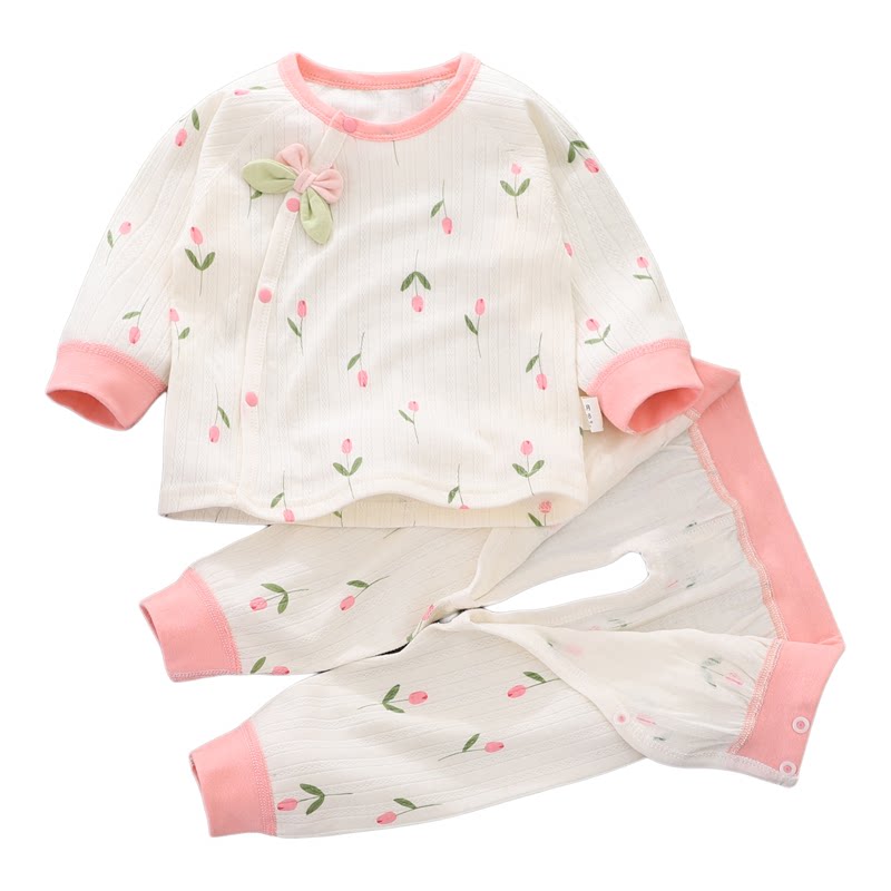 新生婴儿衣服a类纯棉开裆春秋