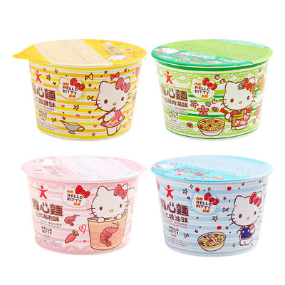hellokitty公仔面儿童杯面Doll公仔点心面迷你杯即食早餐宵夜小吃