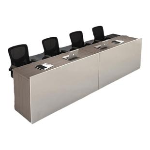 学校主席台会议桌椅组合现代简约学生学习长条课桌培训机构桌子