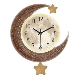 钟表挂钟客厅网红创意挂墙简约现代电子钟挂表高级感餐厅时钟挂画