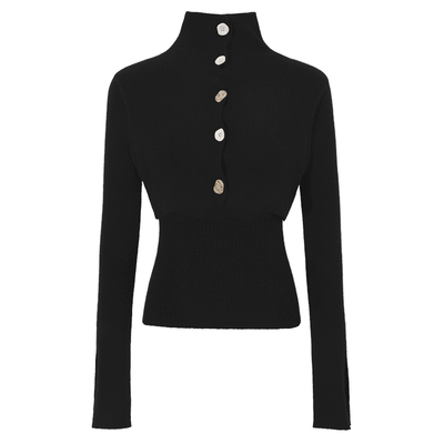 BLANCORE山羊绒羊毛高领毛衣