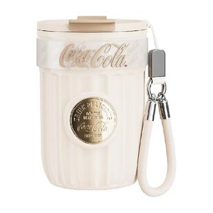 GERM可口可乐保温杯咖啡杯女生高颜值便携吸管水杯礼物女新款杯子