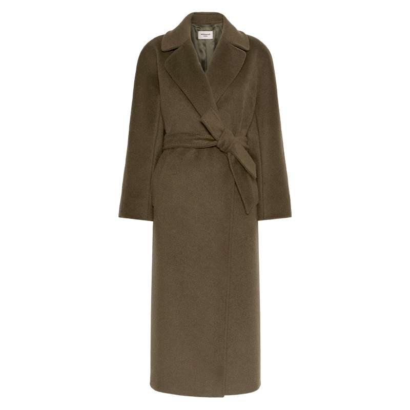 【秋冬新降】Weekend MaxMara 26女装羊毛混纺长款大衣5016076206