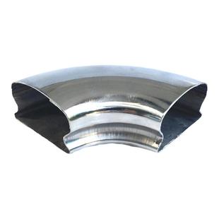 63/76管马蹄左右弯头异形带插正304不锈钢欧式管万向接头楼梯配件