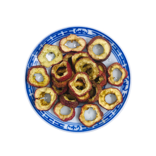 山楂干新鲜山楂果零食泡茶片无核中心圈去籽山楂