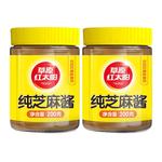 草原红太阳纯芝麻酱芝麻花生酱火锅蘸料热干面拌面酱挂面酱200g