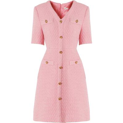 DPLAY法式泡泡糖粗花呢