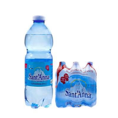 气泡水500ml*24瓶意大利原装进口低钠淡矿充气天然山泉水整箱无糖