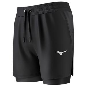 美津浓泳裤男防尴尬男款泳衣泳镜泳帽三件套沙滩防晒游泳装备套装