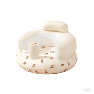 婴儿学坐椅训练作宝宝学坐神器坐椅餐椅训练椅儿童充气沙发学坐椅