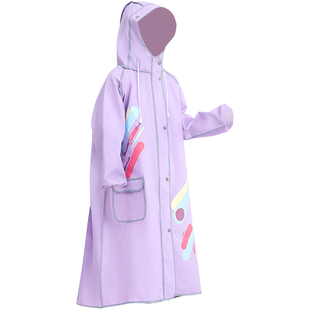 儿童雨衣防水全身小学生带书包位男女童大童女孩初中上学专用雨披