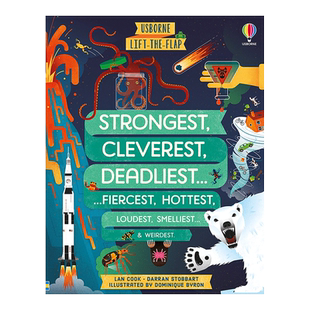 【现货】【翻翻书】最坚强/最聪明/最致命的 【Lift-the-flap】 Strongest, Cleverest, Deadliest 英文原版进口外版图书