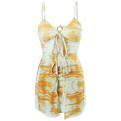 亦美珊吊带泳衣女分体式泡温泉海边度假三件套2025年新款爆款显瘦