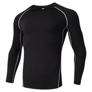 健身服套装男秋冬成人运动跑步足球紧身打底速干衣儿童长袖篮球服