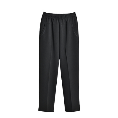 中年妈妈春秋冬女长裤小个子宽松