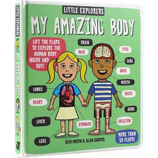 英文原版Little Explorers My Amazing Booy小探险家我的身体纸板