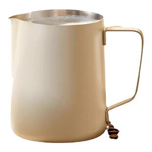 宝选拉花杯拉花缸咖啡奶泡杯专用不锈钢咖啡拉花神器奶缸打奶泡杯