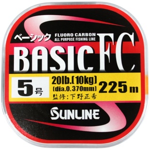 SUNLINE桑濑BASIC FC碳素线矶钓子线路亚前导线钓鱼主线300米鱼线