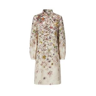 VGRASS维格娜丝裙子秋冬冬季新款重工刺绣八宝纹连衣裙气质裙