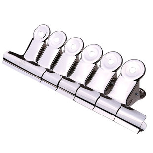 得力金属铁票夹强力钢夹子小号圆形夹大号山形夹中号票据夹特大报纸夹学生用书夹子乐谱画板夹办公文具固定夹