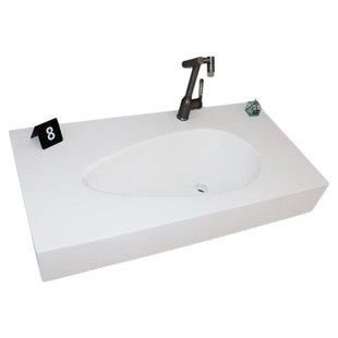 2025新款复合亚克力一体盆洗手盆洗脸盆酒店民宿家用卫生间