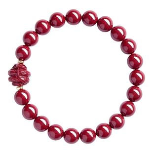 马年本命年手链真品一级朱砂手串女款十二生肖男转运珠官方旗舰店