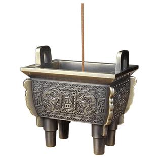 福泽天下香炉供佛小号鼎盛线香插仿古供奉檀香家用室内香薰炉摆件