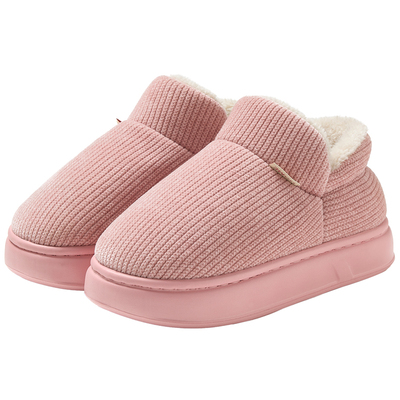 高帮包跟棉拖鞋女款冬季加绒加厚