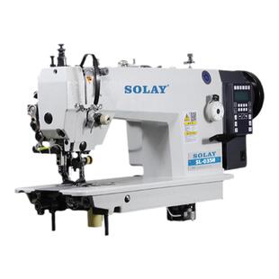 松立工业电脑带刀同步车刀车缝纫机自动剪线厚料切包一体电动平车