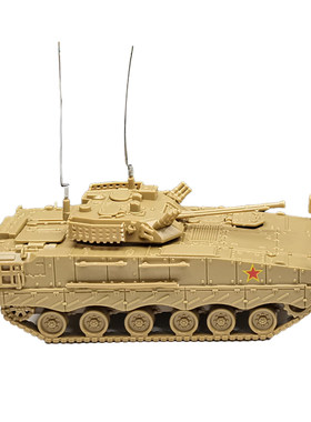 4D模型拼装1/72中国红旗坦克玩具